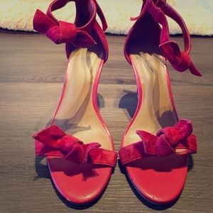 14th & Union Cute Red Bow Tie Heels